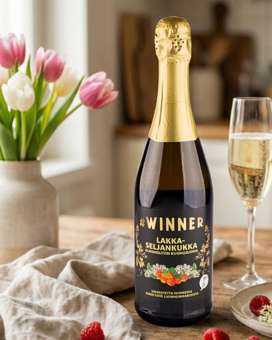 #Winner seljankukka-lakka alkoholiton kotimainen juhlajuoma 6 x 75cl plo